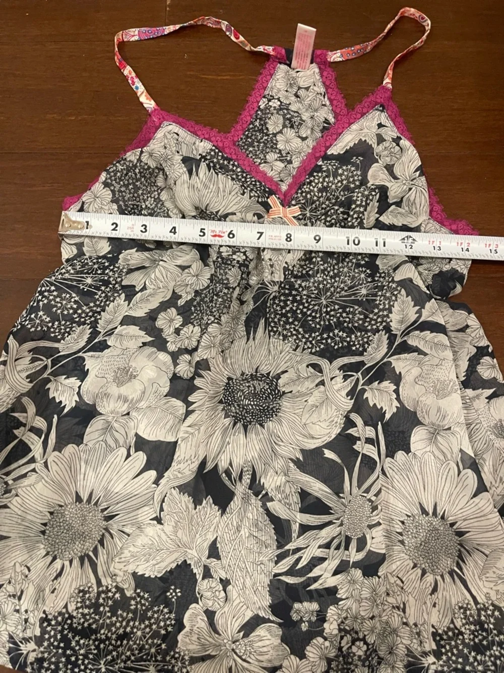 liberty x target sheer floral pajamas set medium